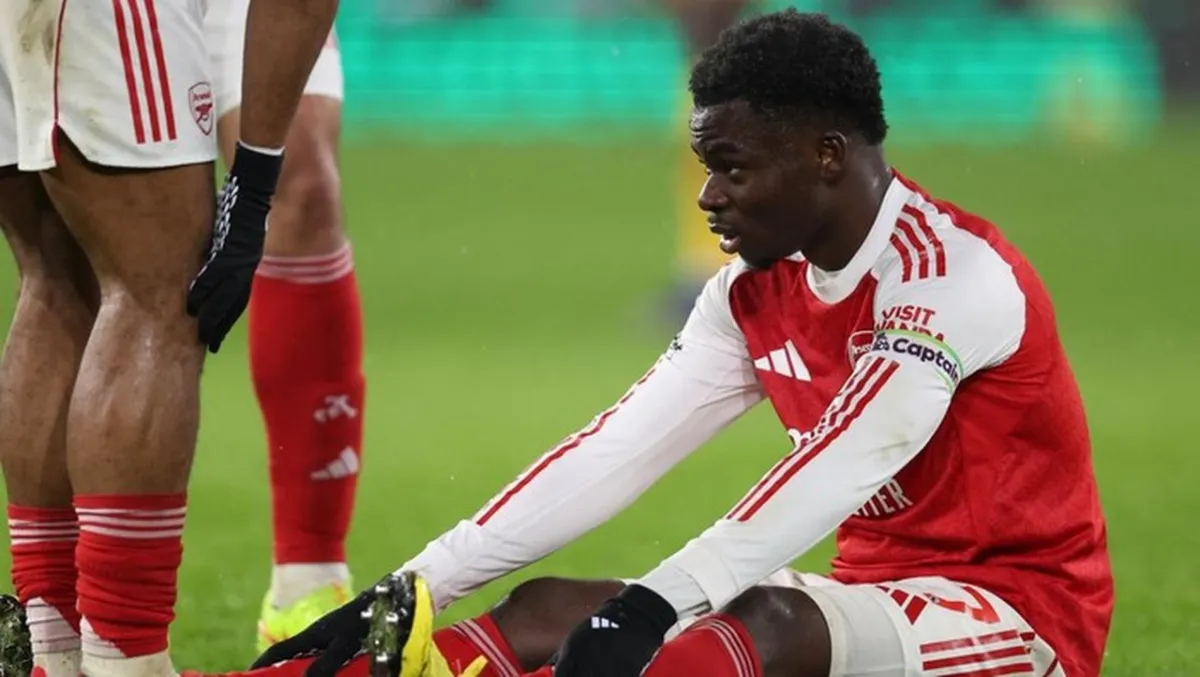 Cedera Bukayo Saka Warnai Hasil Imbang Arsenal di Markas Wolverhampton