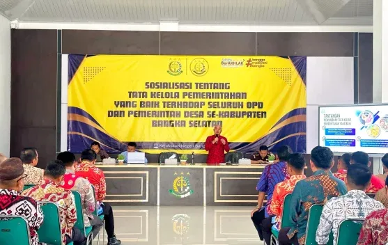 Kejari Bangka Selatan Gelar Sosialisasi Good Governance untuk OPD dan Pemdes