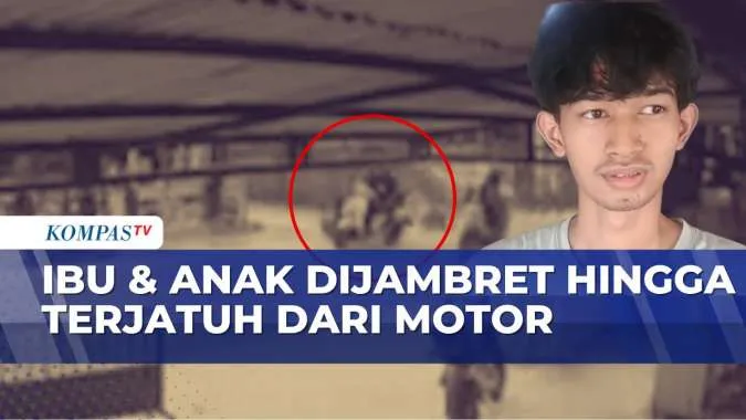 Ibu dan Anak Terjatuh Akibat Jambret di Pekanbaru