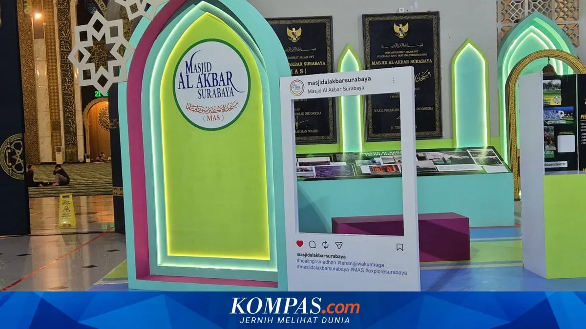Masjid Al-Akbar Surabaya Siapkan Spot Foto dan Turnamen Soccer Sambut Ramadhan
