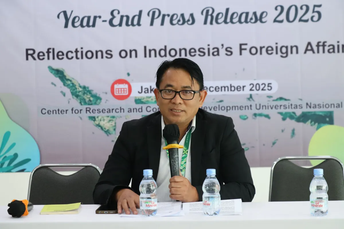 P3M UNAS Rilis Catatan Akhir Tahun 2025, Soroti Arah Politik Luar Negeri Indonesia di Era Prabowo