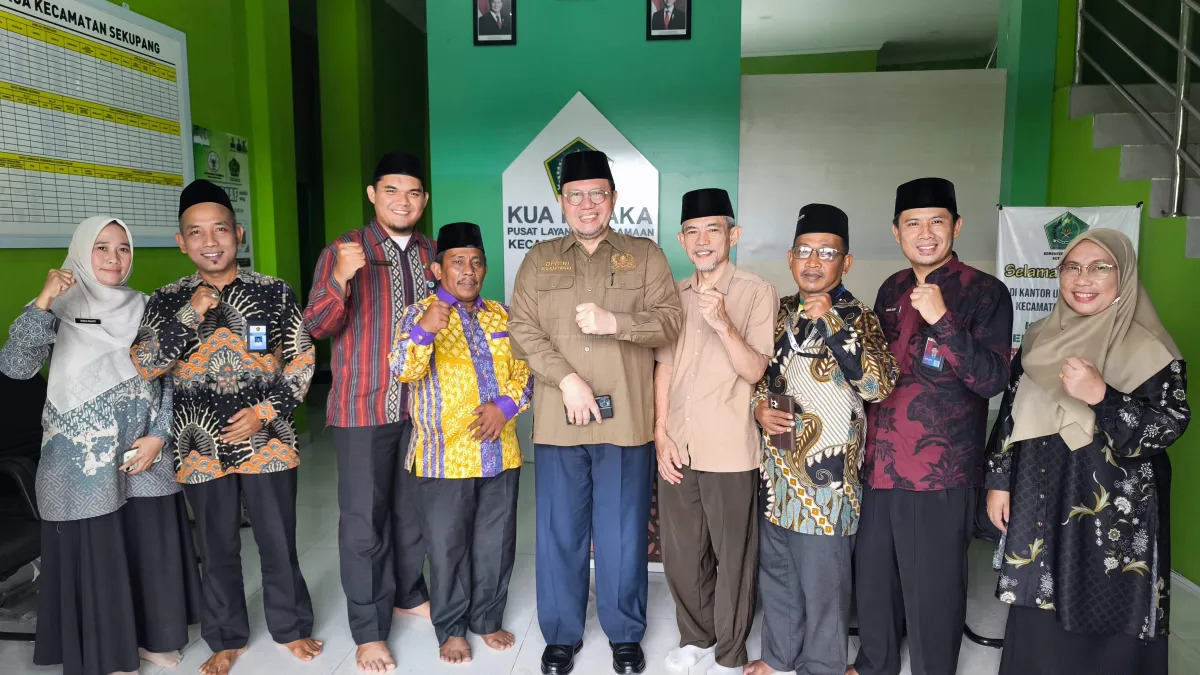 Ria Saptarika Tinjau KUA Sekupang, Dukung Perbaikan Infrastruktur dan Digitalisasi Pelayanan