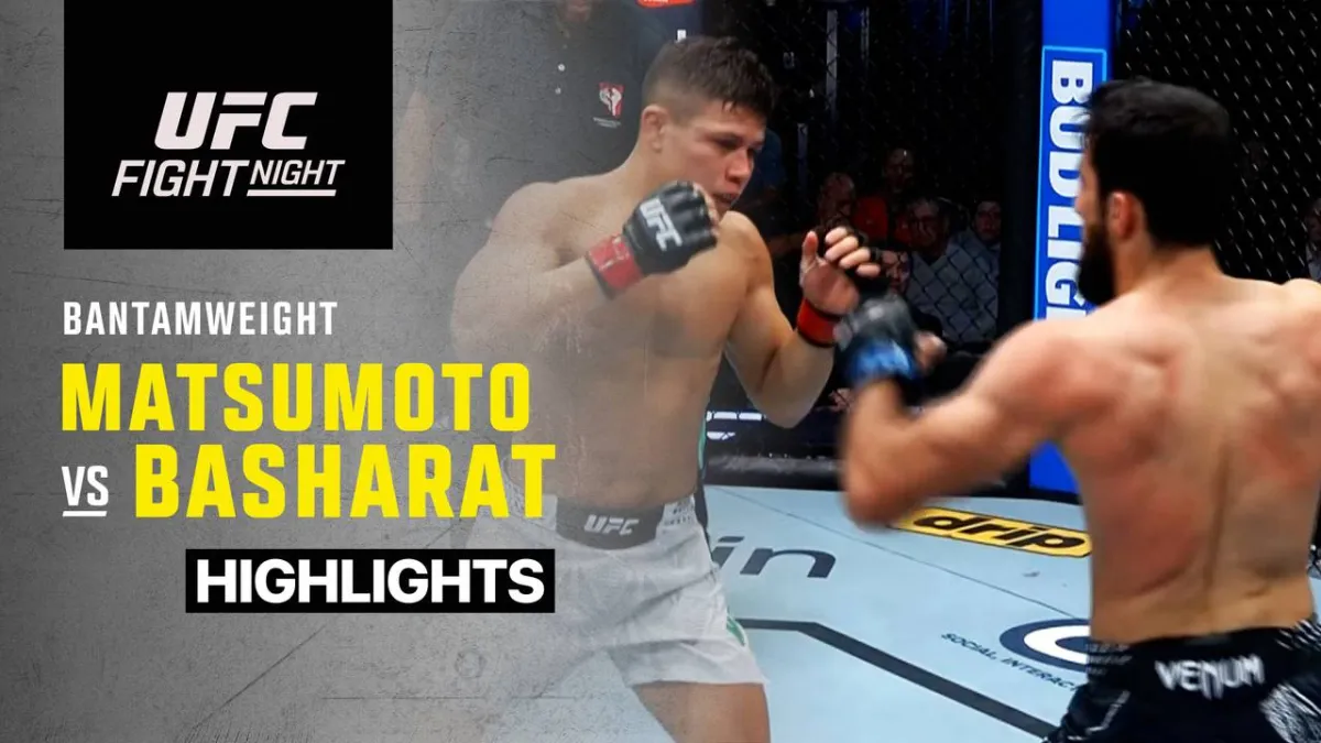 Highlight Pertarungan Intens Jean Matsumoto vs Farid Basharat di UFC 2026