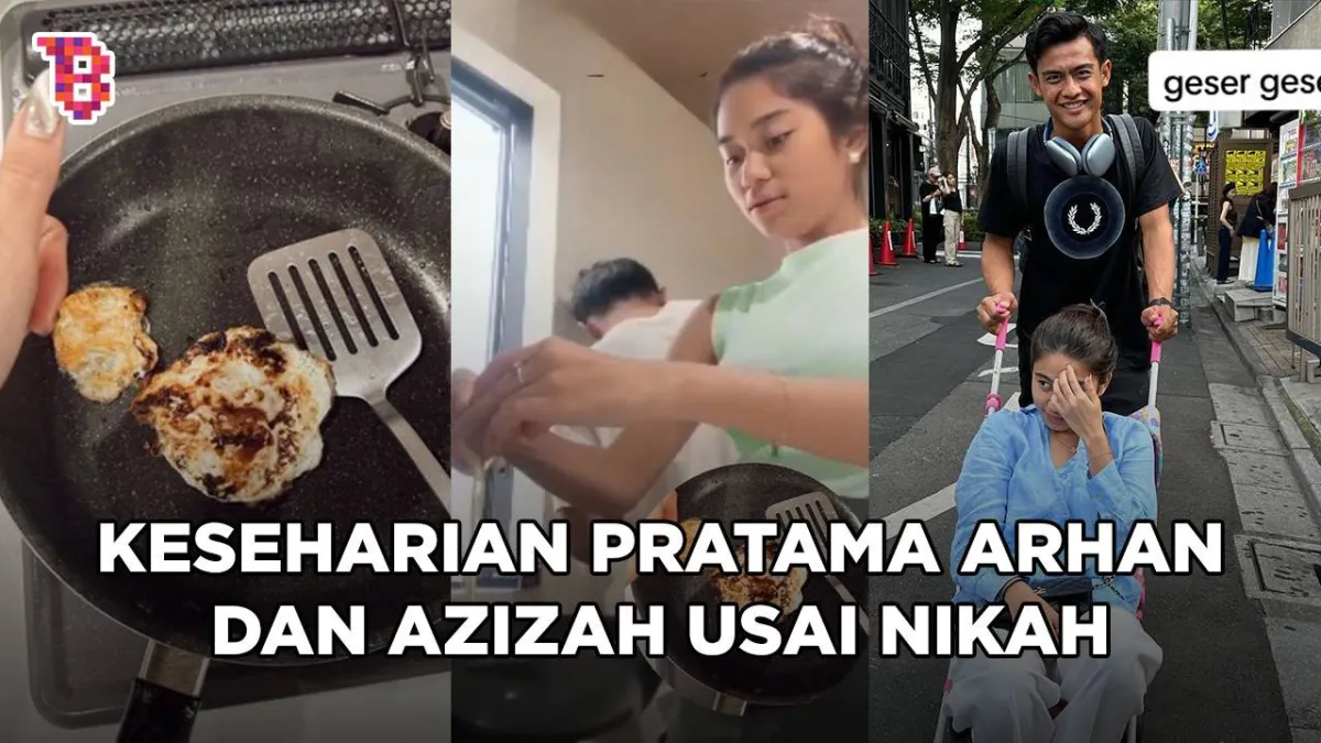 Kegiatan Sehari-hari Pratama Arhan dan Azizah Setelah Menikah