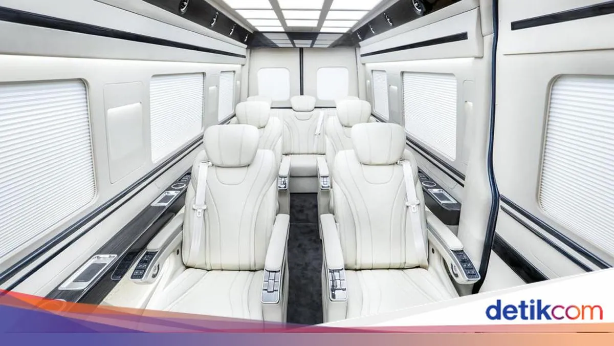 Mercedes-Benz Sprinter Dimodifikasi Menjadi Luxury Jet Van Mewah