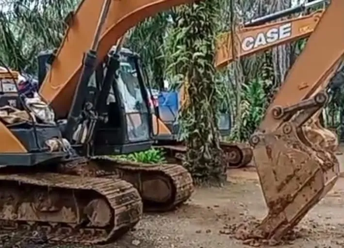 Dua Ekskavator Diduga Siap untuk Aktivitas PETI di Merangin