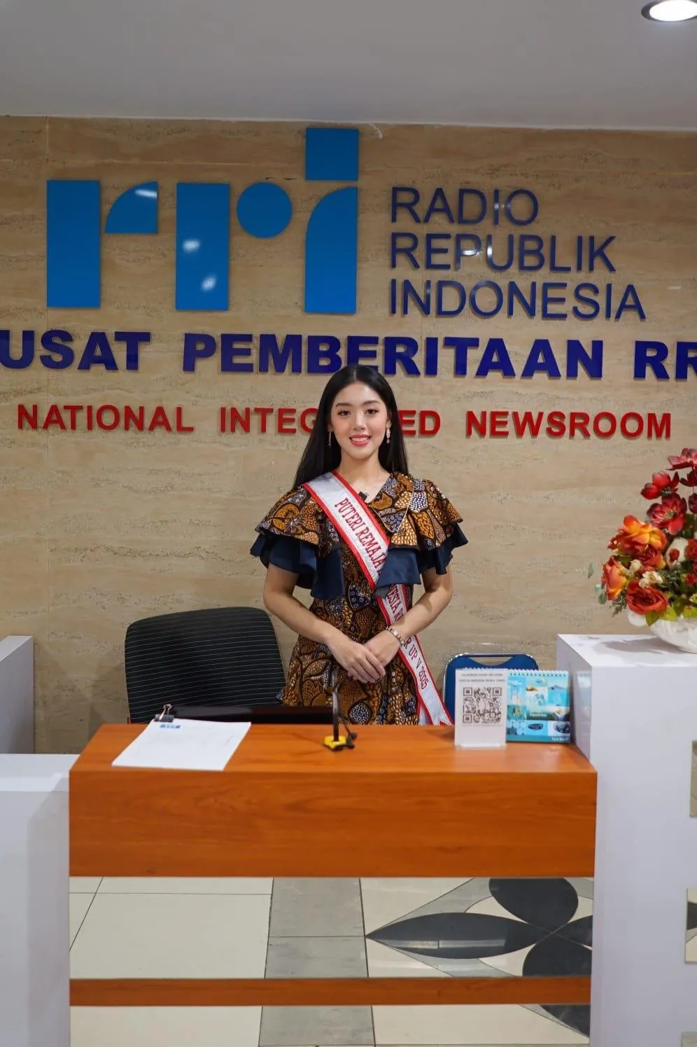 Nayyara Azarine Farrashila Advokasi Literasi Media di RRI