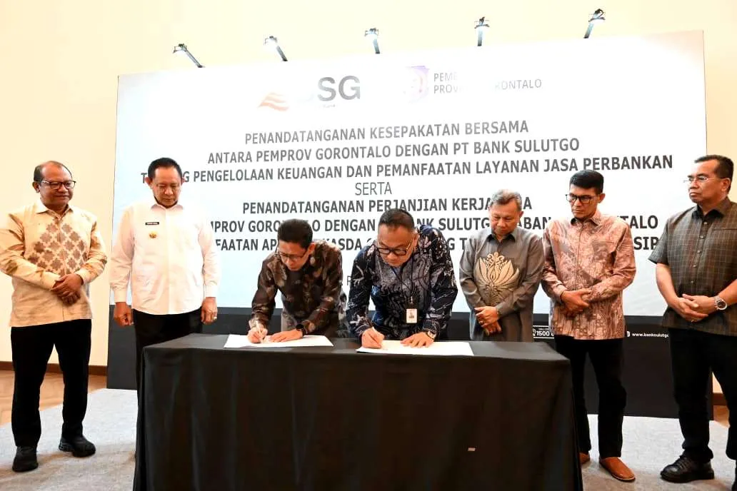 Gorontalo dan BSG Sepakati MoU Layanan Jasa Perbankan Digital