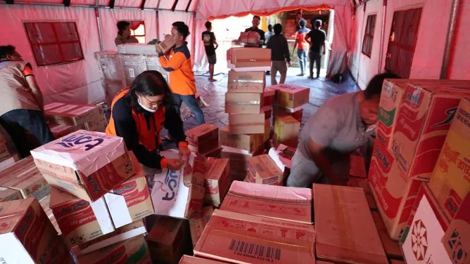 56 Ton Logistik Dari Sumsel Siap Disalurkan ke Daerah Terdampak Bencana