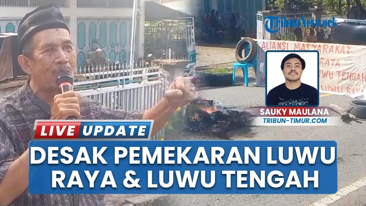 Aksi Demonstrasi Aliansi Masyarakat Luwu Raya Tuntut Daerah Otonomi Baru