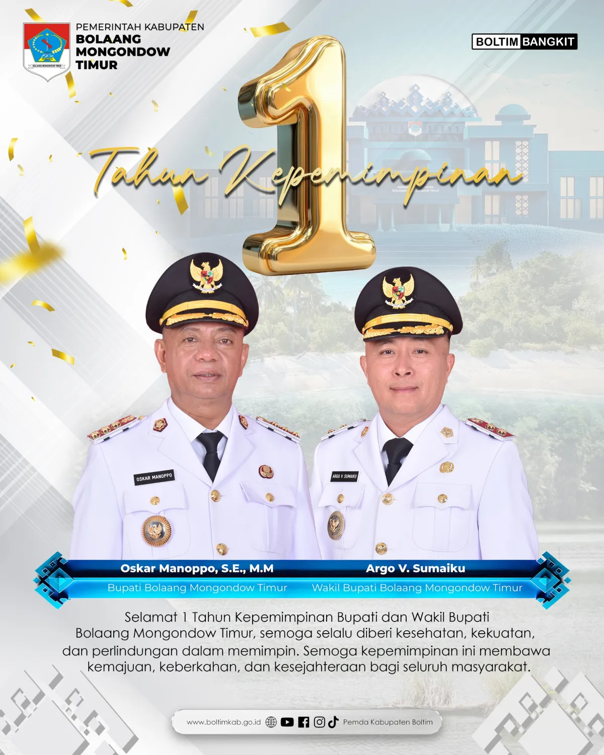 Capaian Satu Tahun Oskar-Argo: Pertumbuhan Ekonomi dan Penurunan Angka Kemiskinan di Boltim