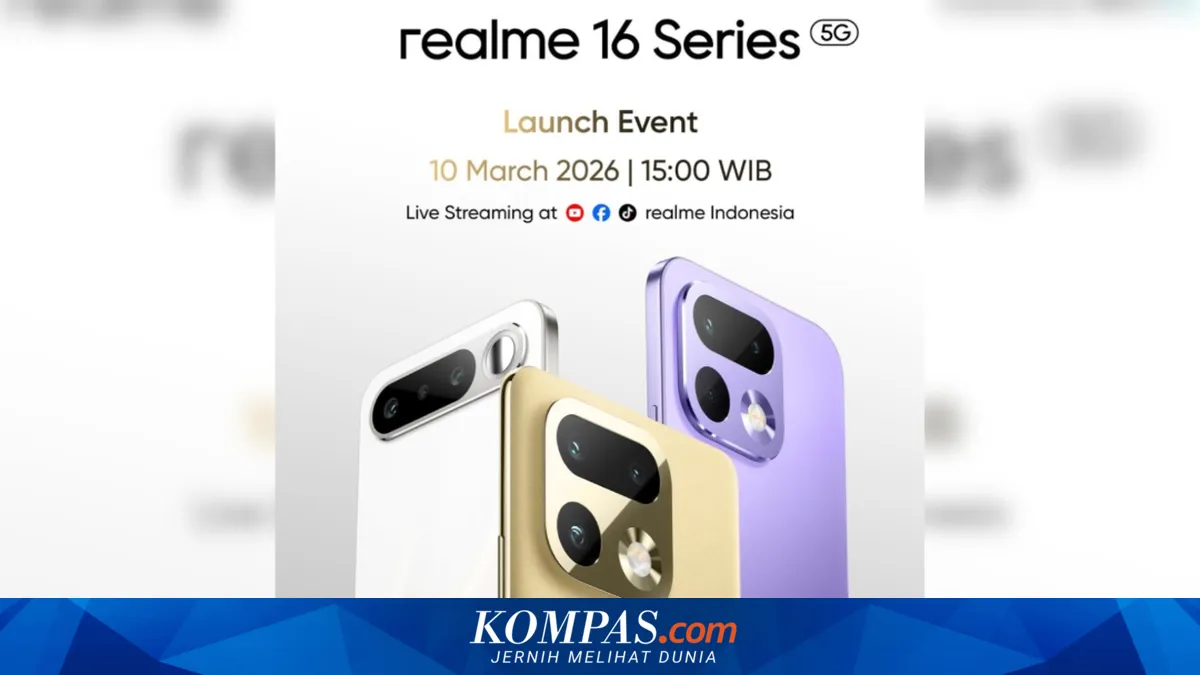 Realme 16 Series 5G Siap Meluncur di Indonesia pada 10 Maret 2026