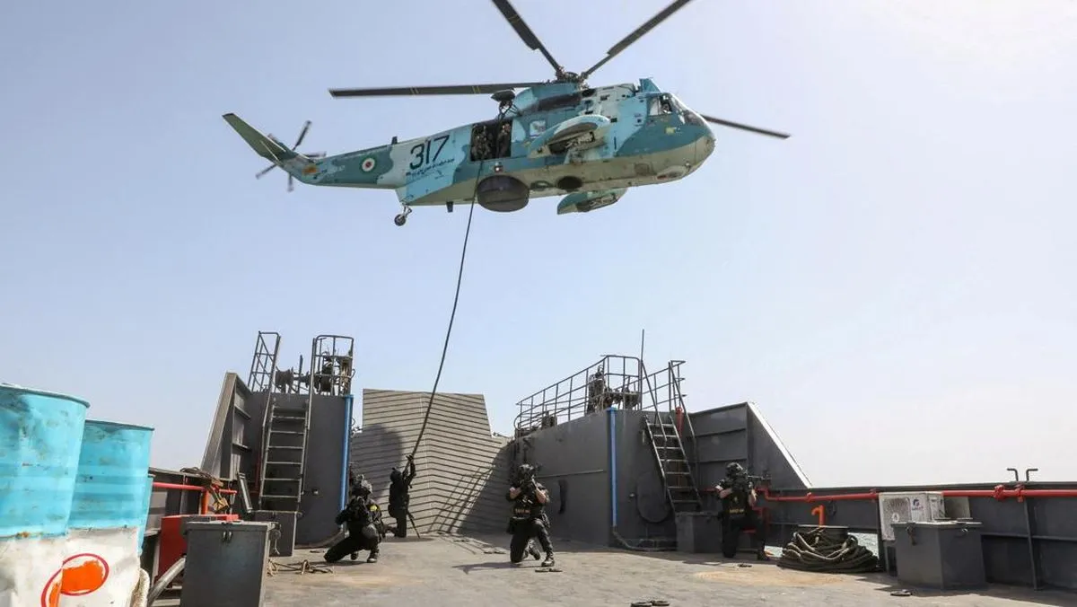 Latihan Militer Gabungan Iran dan Rusia di Laut Oman