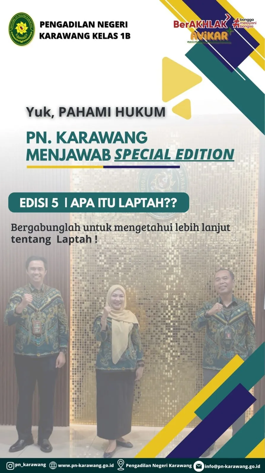 PN Karawang Raih 30 Ribu Penonton untuk Konten Edukatif Laptah