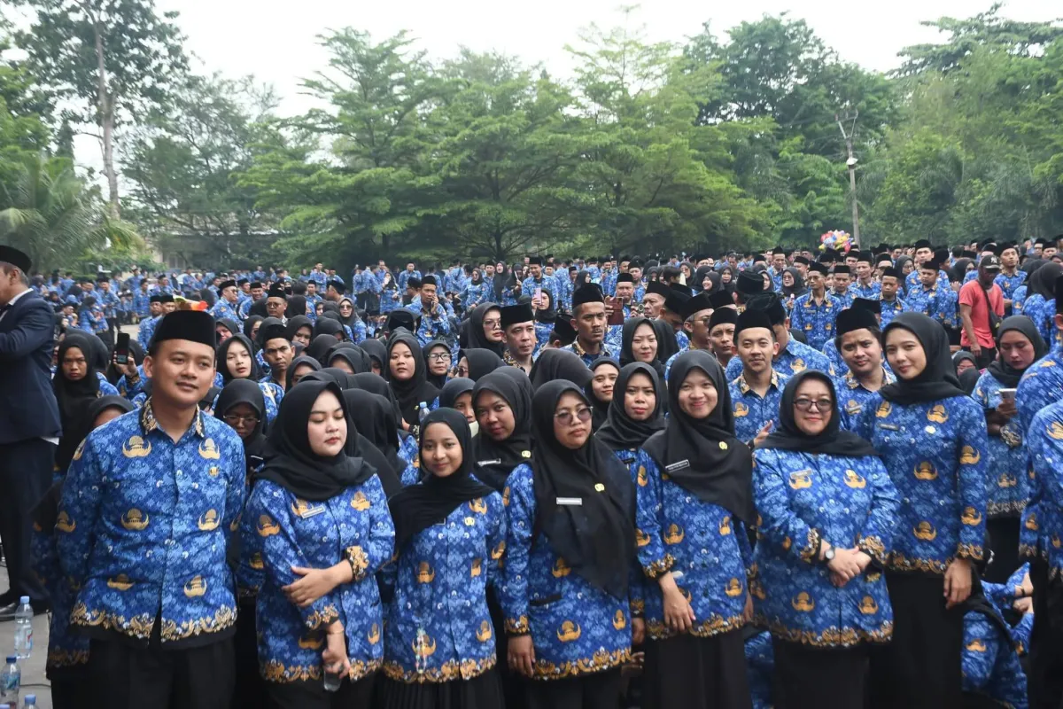 8.164 Tenaga Honorer Dilantik Jadi PPPK Paruh Waktu di Sukabumi