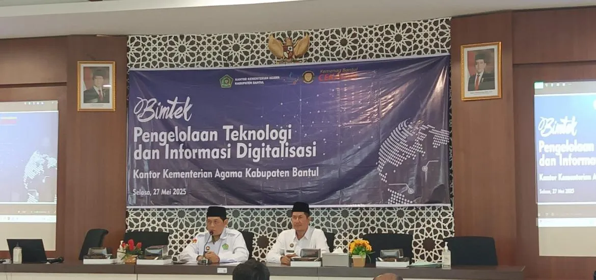 Guru MAN 2 Bantul Ikuti Bimtek Pengelolaan Teknologi dan Informasi
