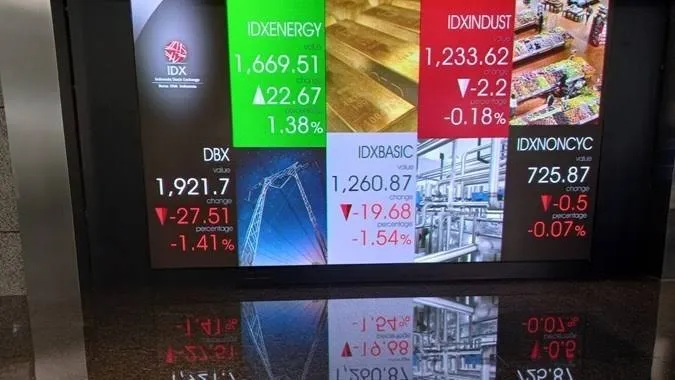 IHSG Turun 0,25% di Sesi I, Ditutup di Level 8.289