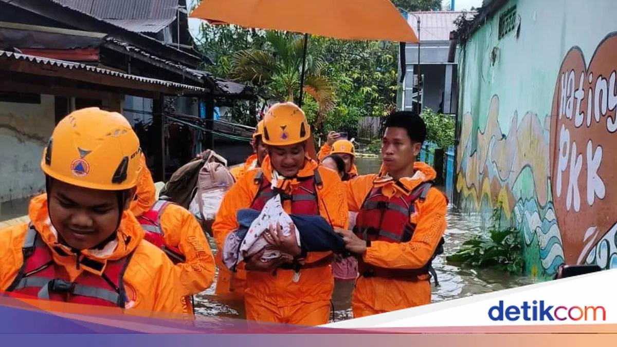 545 Warga Makassar Mengungsi Akibat Banjir di Enam Lokasi
