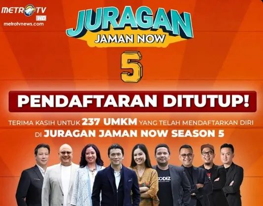 237 UMKM Siap Berkompetisi di Juragan Jaman Now Season 5