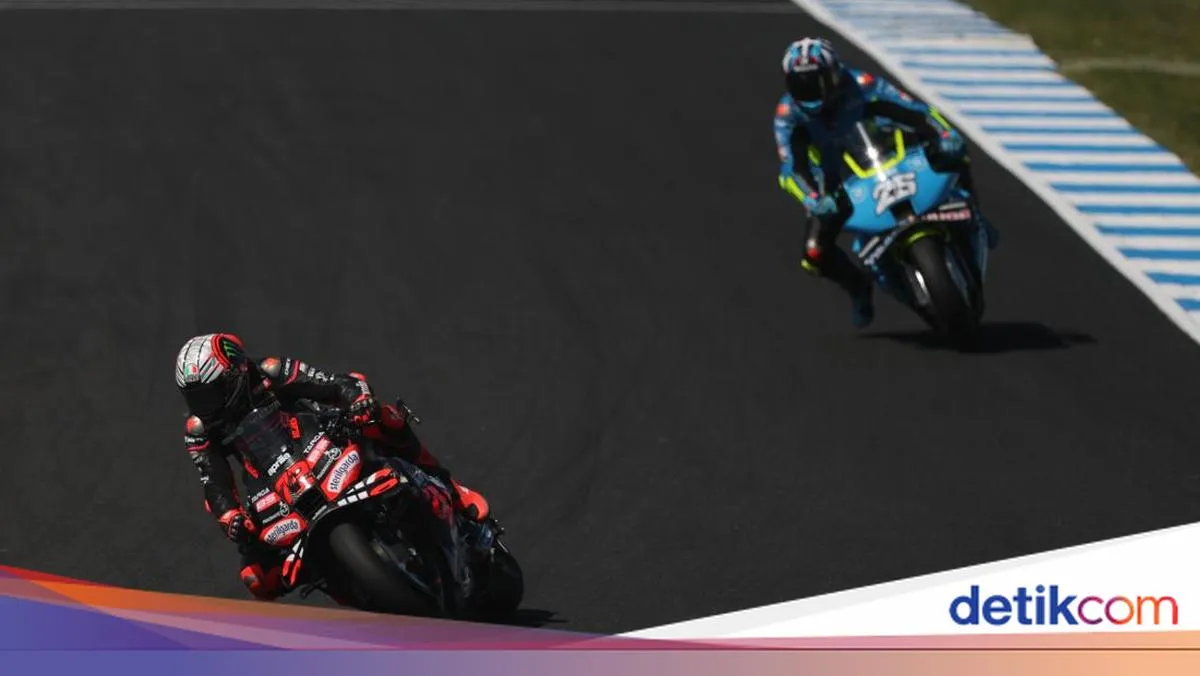 Jadwal MotoGP Australia 2025: Balapan Dimundurkan Satu Jam Akibat Cuaca