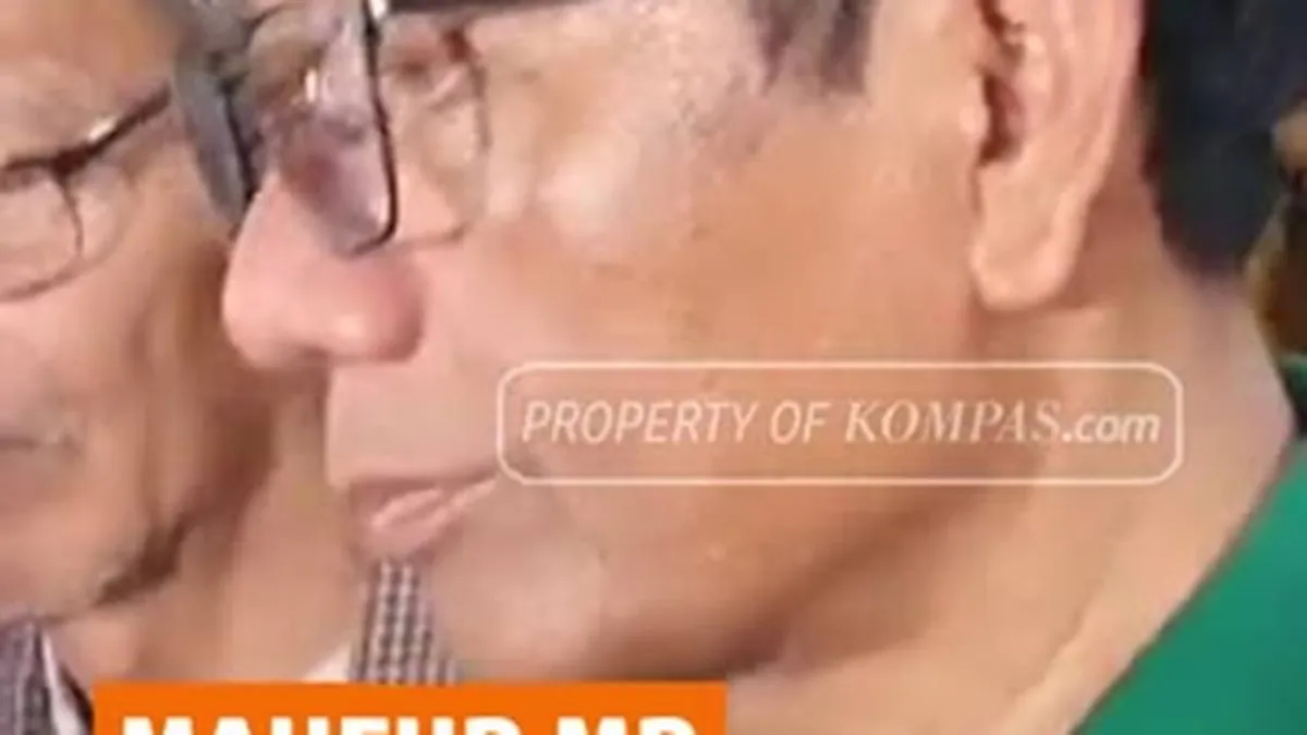 Mahfud Menanggapi Pernyataan Jokowi tentang Dukungan di Pilpres
