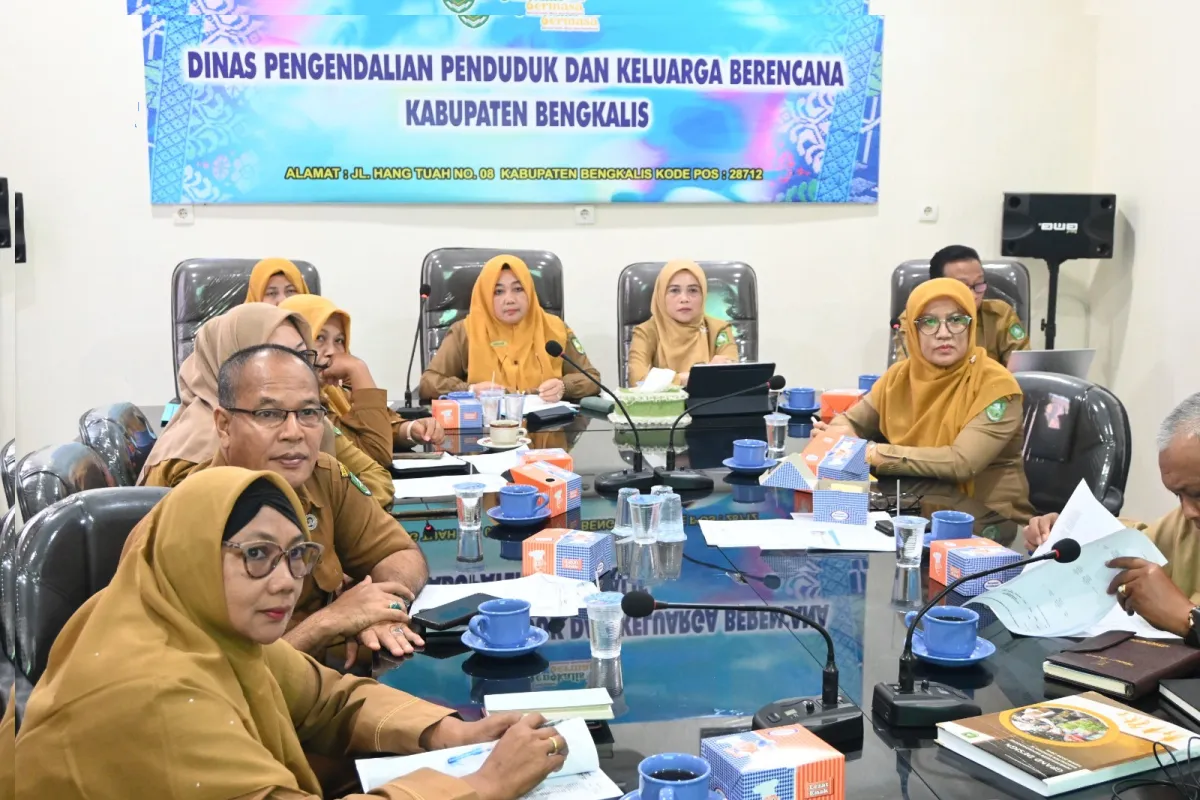 Disdalduk KB Bengkalis Susun Peta Jalan Pembangunan Kependudukan
