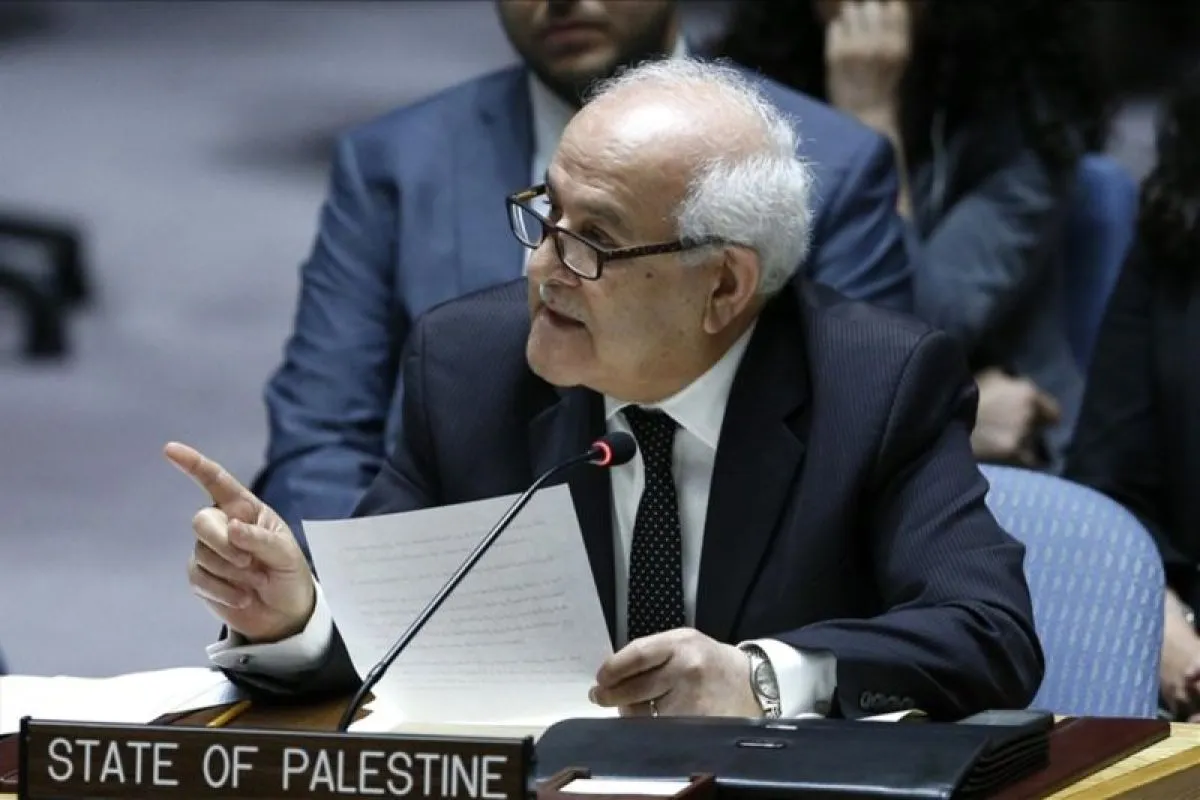Palestina Desak PBB Tanggapi Aneksasi Israel yang Terang-Terangan