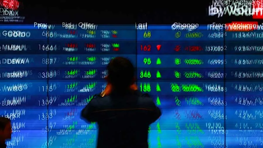 IHSG Turun 0,25% Tertekan Saham DCII dan DSSA