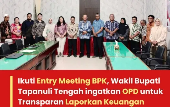 Wakil Bupati Tapteng Tekankan Keterbukaan Laporan Keuangan OPD
