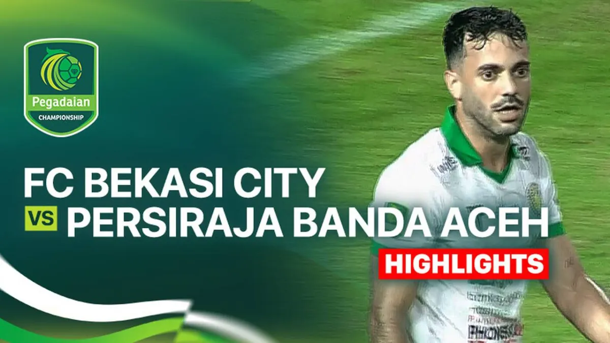 FC Bekasi City Tantang Persiraja di Pegadaian Championship 2025/26