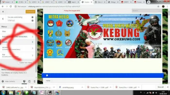 Portal Berita Militer Okebung.com Diduga Diretas, Pemilik Siap Laporkan ke Polisi