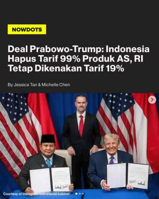 Perjanjian Perdagangan Indonesia-AS: Peluang dan Tantangan Kedaulatan Ekonomi