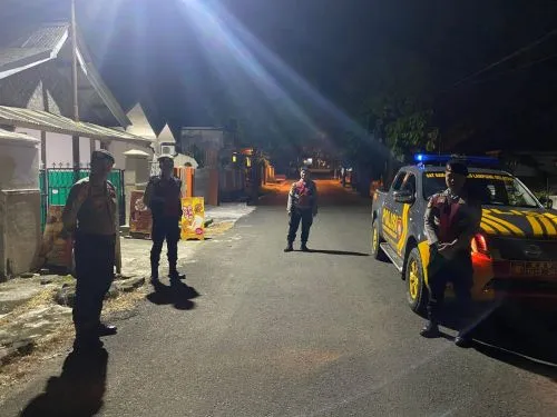 Patroli Preventif Polres Lampung Selatan Cegah Kriminalitas Malam Hari