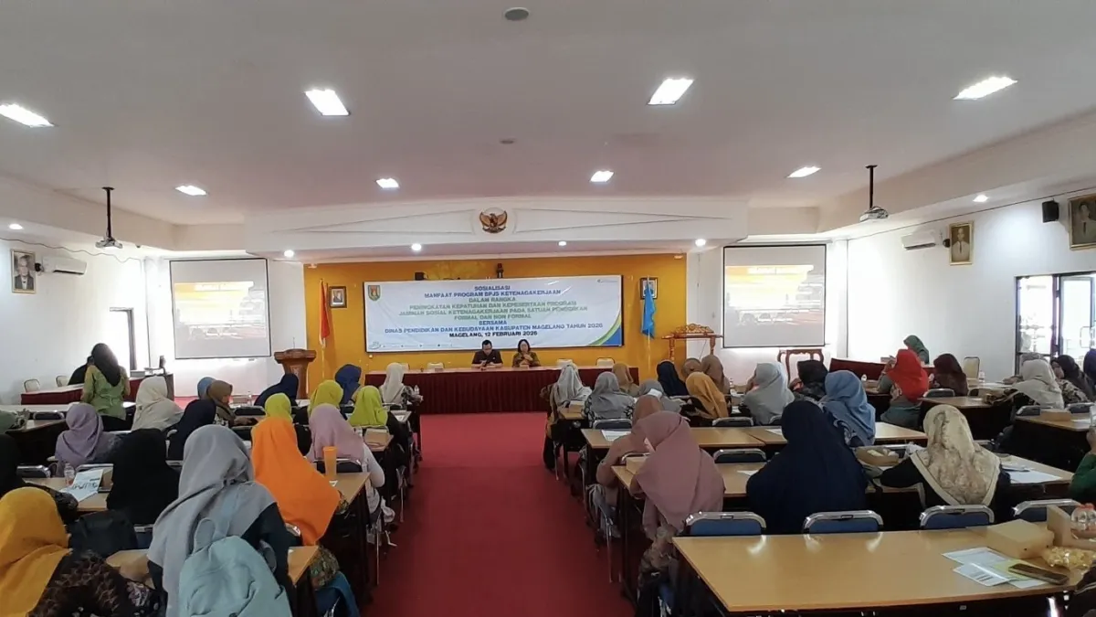 Kolaborasi BPJS Ketenagakerjaan dan Disdikbud Magelang Sosialisasikan Jaminan Sosial di Satuan Pendidikan