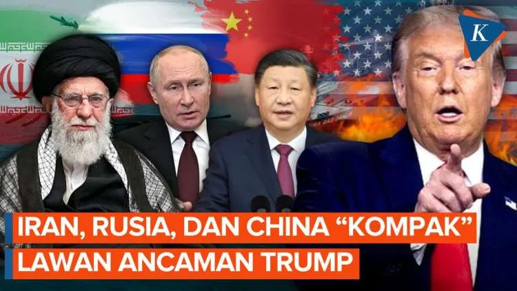 Iran, Rusia, dan China Bersatu Hadapi Ultimatum Trump