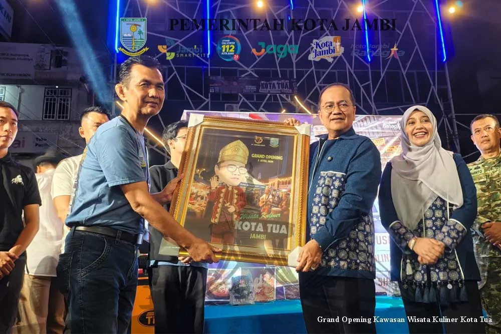 Pemkot Jambi Resmikan Kawasan Wisata Kuliner Kota Tua untuk Revitalisasi Ekonomi