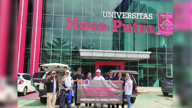Universitas Nusa Putra dan PII Pusat Salurkan Bantuan untuk Korban Gempa Cianjur