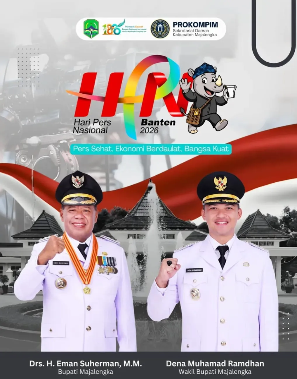 Bupati Majalengka Rayakan HPN 2026: Pers Sehat, Ekonomi Berdaulat