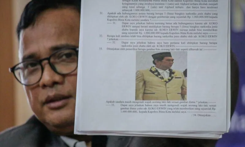 Bandar Narkotika Koko Erwin Ditahan Usai Suap AKBP Didik Rp1 Miliar