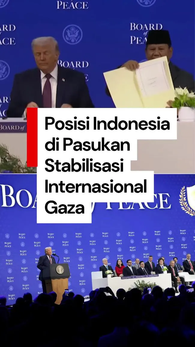 Indonesia Setujui Jadi Wakil Komandan Pasukan Stabilisasi Internasional di Gaza