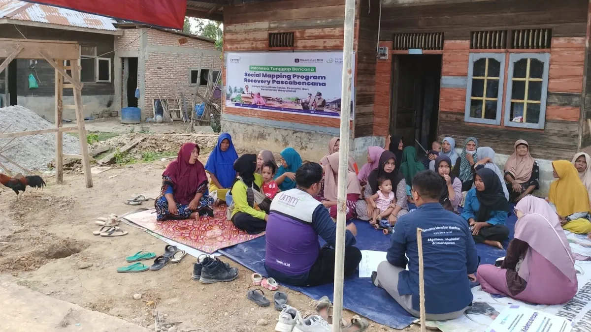 Sekolah Darurat Didirikan untuk Anak Korban Banjir di Aceh Tamiang