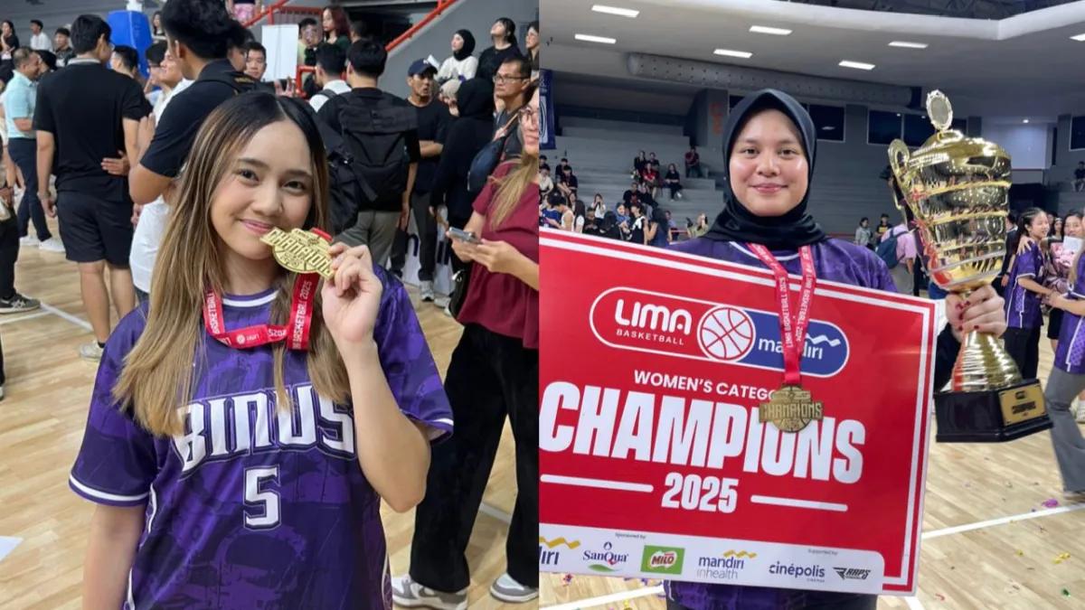 Makayla dan Michaela Juara 1 LIMA Basketball 2025