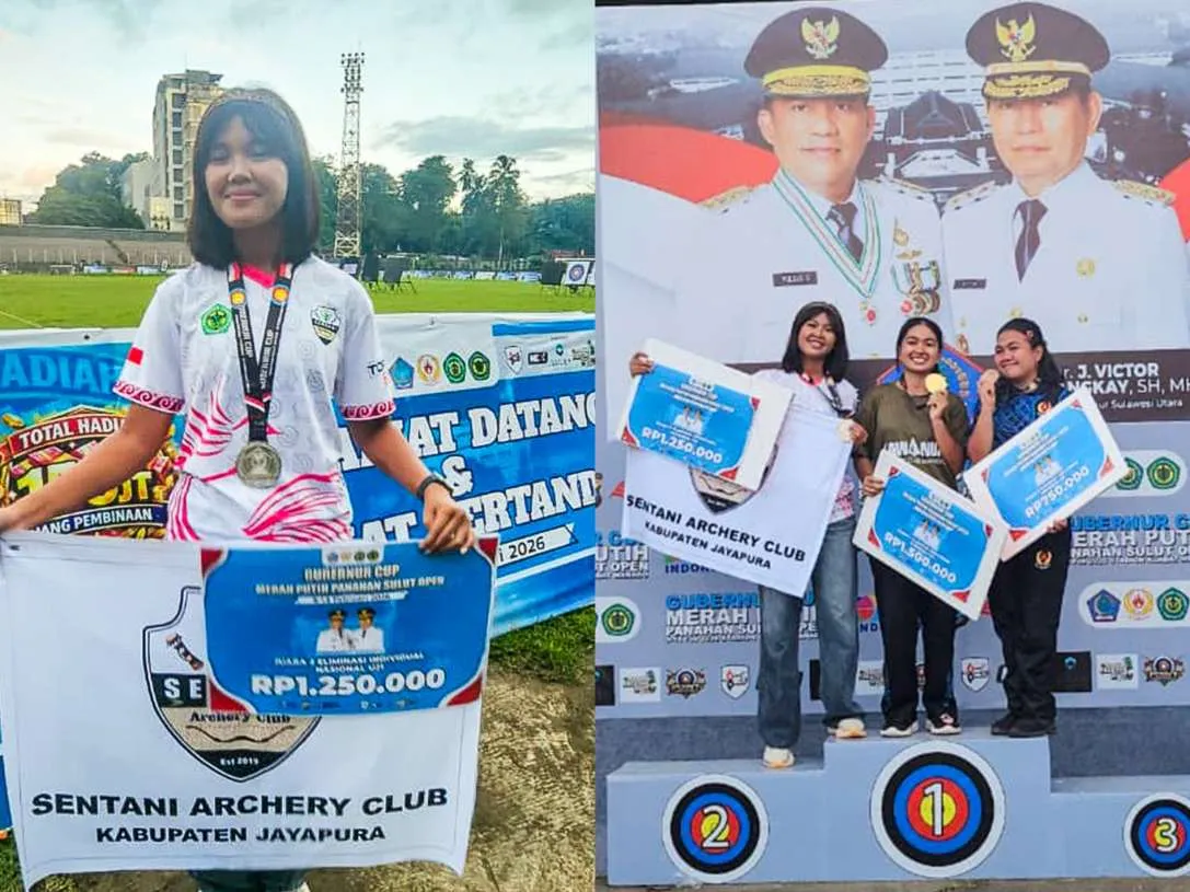 Sarah Nurilla Ikbar Raih Medali Perak di Panahan Sulut Open 2026