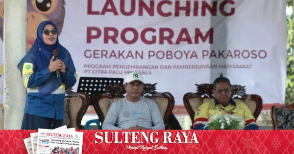 PT CPM Luncurkan Program Pemberdayaan Ekonomi di Poboya
