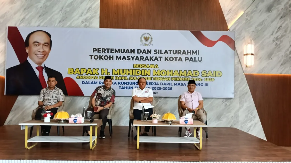 Dialog Terbuka Anggota DPR RI H. Muhidin Mohamad Said Bersama Warga Kota Palu