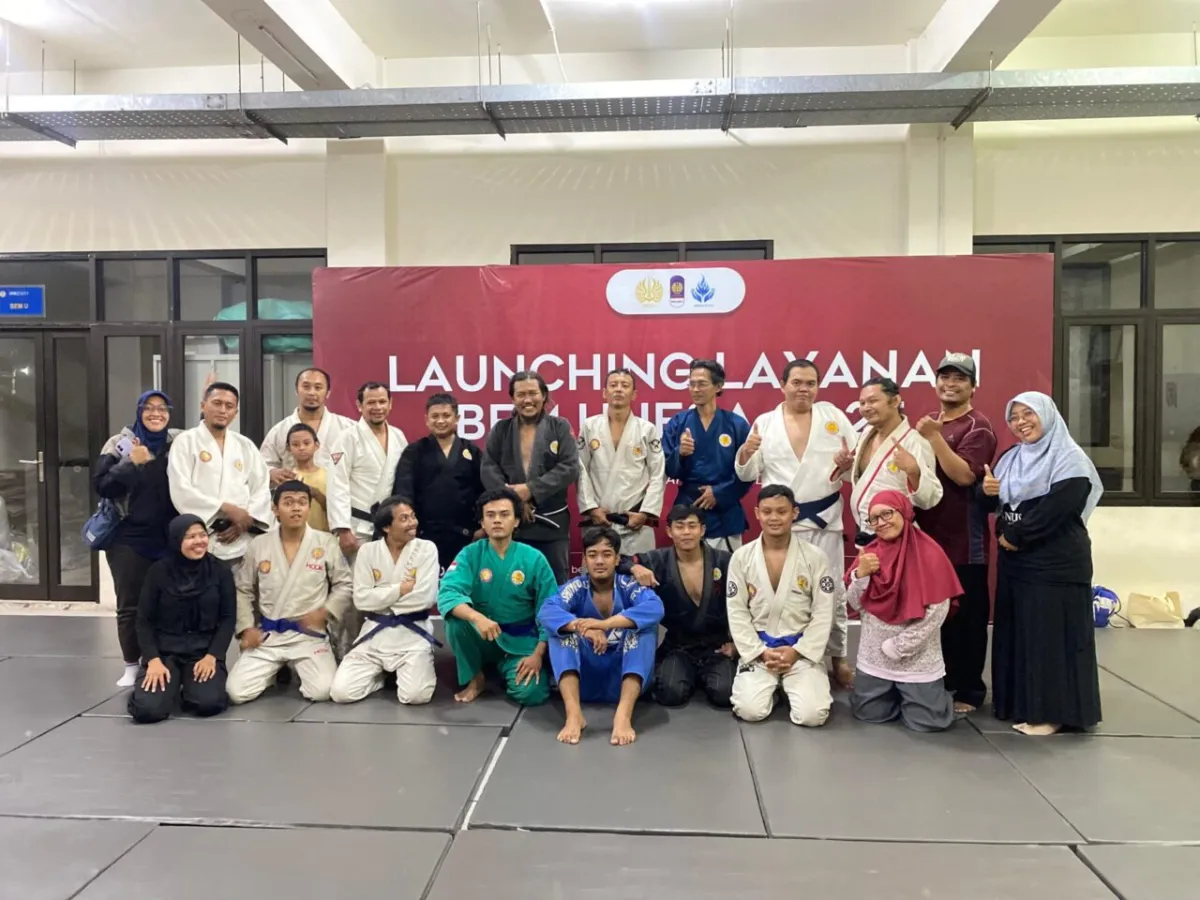 Latihan Bersama Pelatih Jujitsu UNESA Tingkatkan Kualitas Pembinaan Atlet