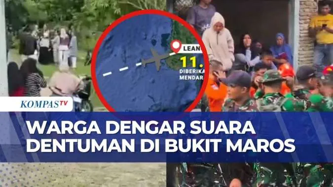 Pesawat ATR 42-500 Hilang Kontak di Maros, Tim Basarnas Lakukan Pencarian