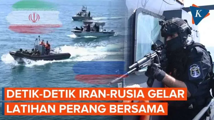Latihan Militer Gabungan Iran-Rusia: Simulasi Pencegatan Kapal oleh Marinir