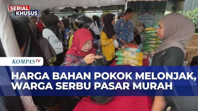 Warga Banjarmasin Antusias Serbu Pasar Murah Sambut Ramadan