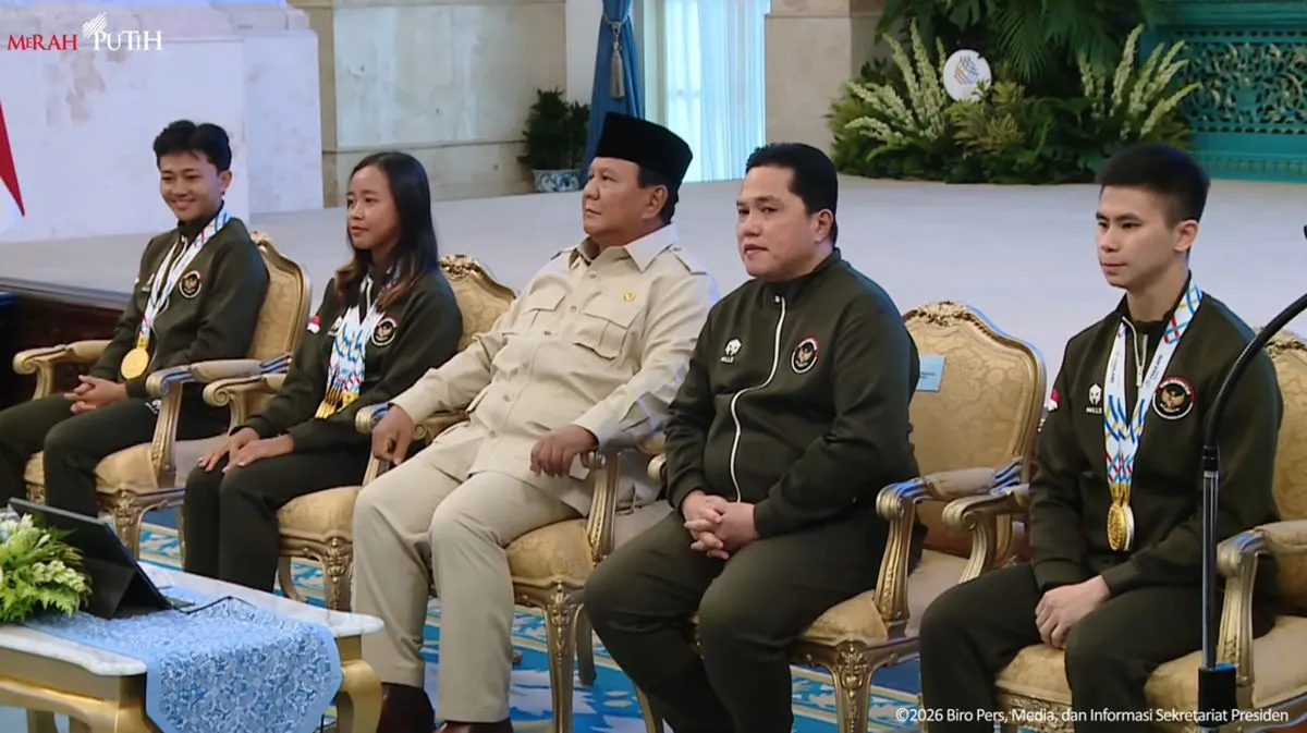 Prabowo Janjikan Kenaikan Bonus Atlet di Asian Games 2026